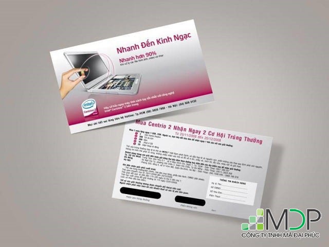 In thẻ cào trúng thưởng - Khuyến mãi tại Hà Nội chuẩn nhất
