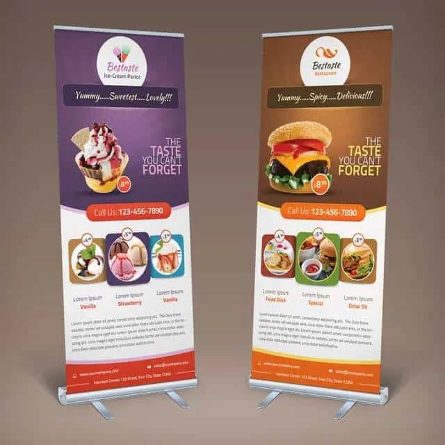 Chọn hình ảnh khi thiết kế standee có ý nghĩa và độc đáo