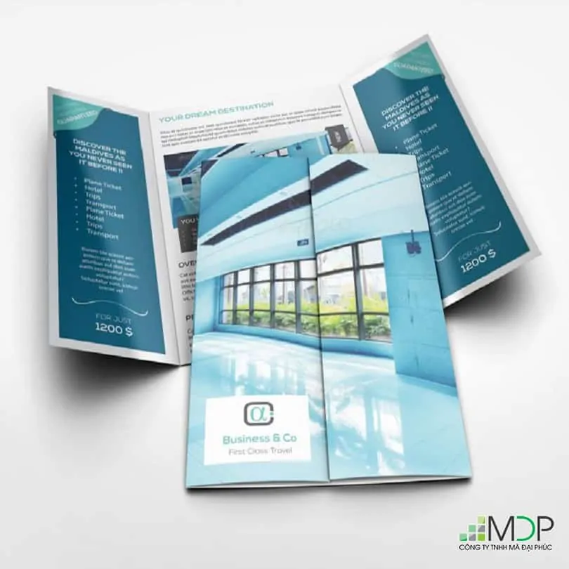 Brochure gấp kiểu cửa sổ