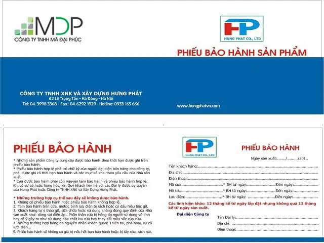 Cách dùng phiếu bảo hành hiệu quả tiếp theo chính là bạn phải ghi nhớ số điện thoại, hotline được in trên phiếu.