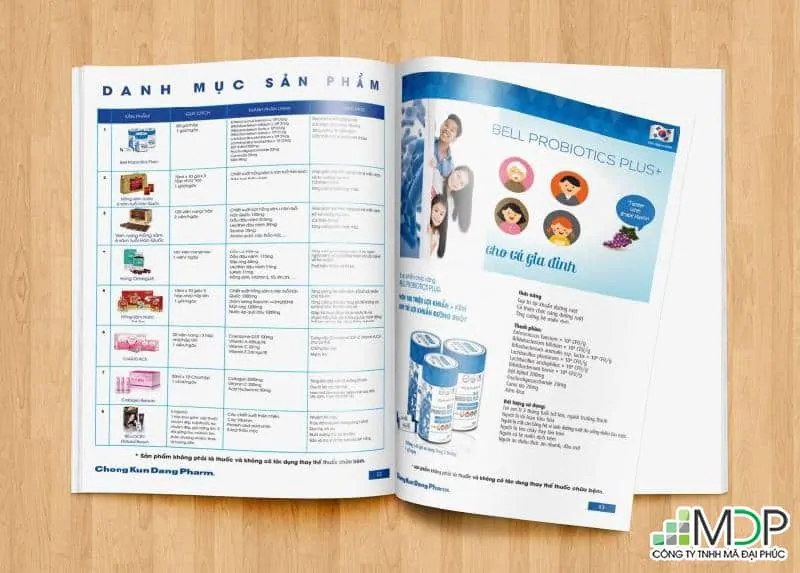 Danh mục sản phẩm không thể thiếu trong bản in catalogue