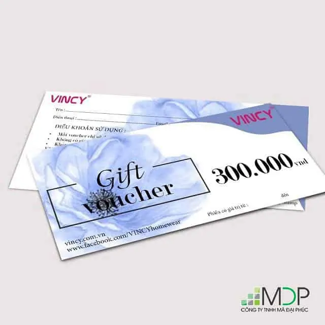 Để nắm rõ quy trình in, bạn cần nắm bắt các thông số kỹ thuật của một voucher
