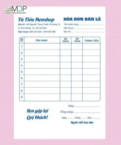 Giá in hóa đơn phụ thuộc vào nhiều yếu tố khác nhau