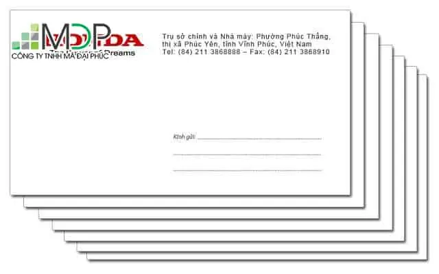 Giá in phong bì bị chi phối bởi nhiều yếu tố