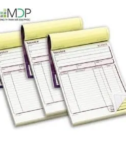Hóa đơn dễ thương thường đi kèm với hình ảnh hoa, thiên nhiên, con vật đáng yêu