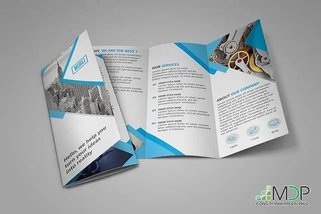 In ấn brochure quảng bá hình ảnh công ty
