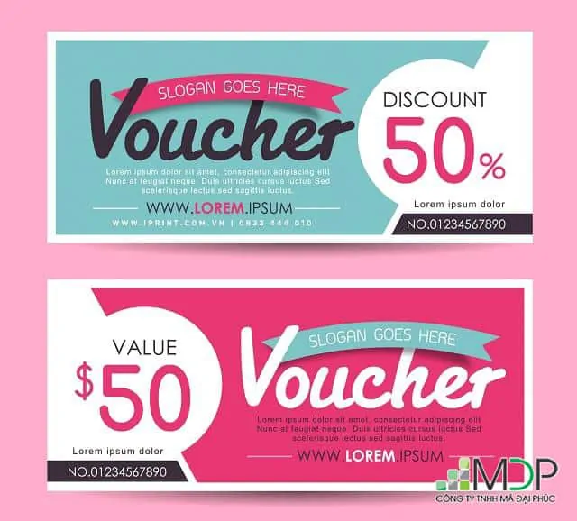 In voucher giá rẻ giúp tiết kiệm chi phí in