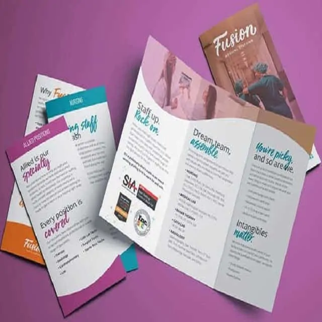 Leaflets gấp 2, gấp 3
