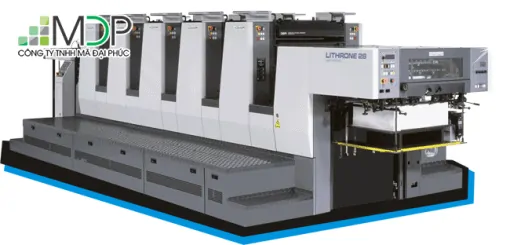 Mã Đại Phúc sử dụng hệ thống máy in chất lượng cao và hiện đại