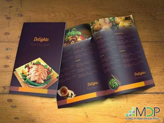 Mẫu in menu là gì?