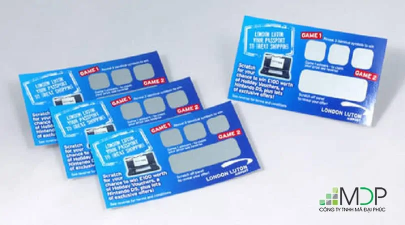 Mẫu thẻ cào đẹp luôn tạo nên sức hút lớn