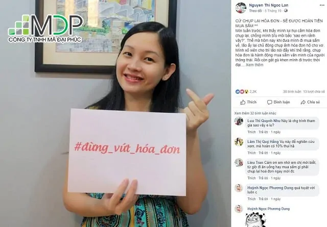 Nên đặt in hashtags tại các thành phố lớn