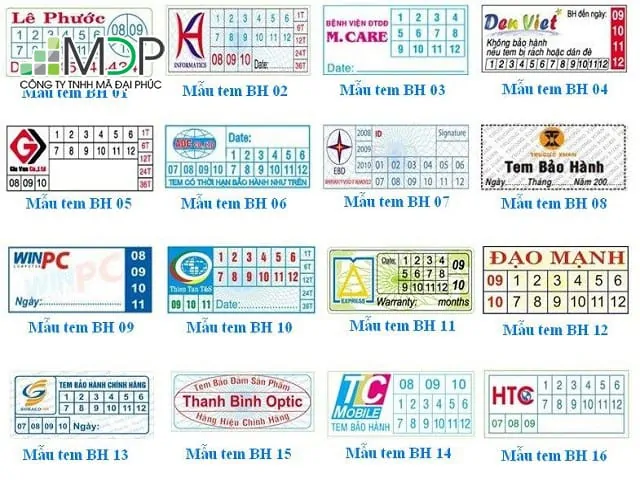 Những mẫu tem bể hiện đang được sản xuất rất nhiều