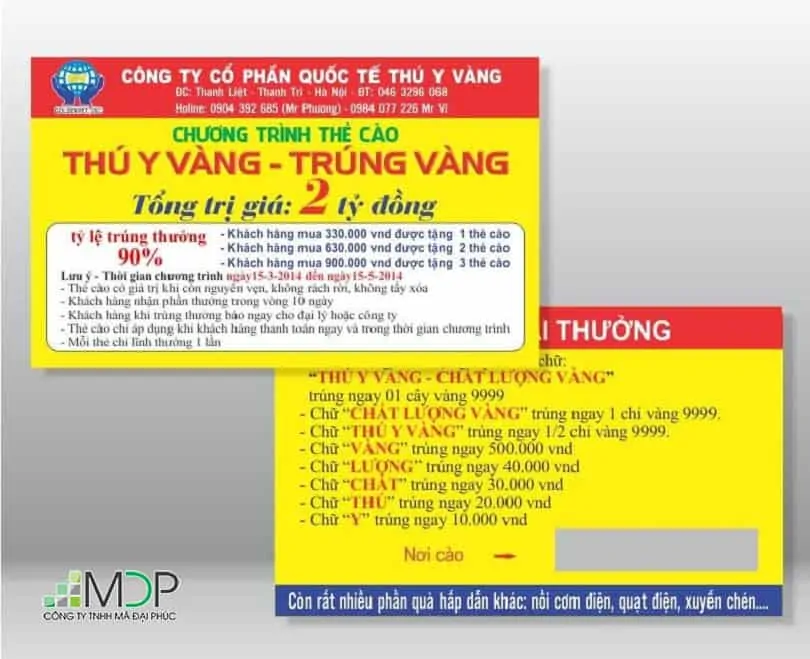 Những người đi trước sẽ tư vấn cho bạn những địa chỉ in thẻ cào đáng tin