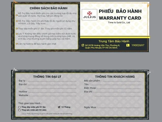 Phiếu bảo hành là yếu tố quyết định đến tính minh bạch và tính trách nghiệm của nhà cung cấp