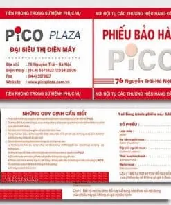 In phiếu bảo hành tại Hà Nội