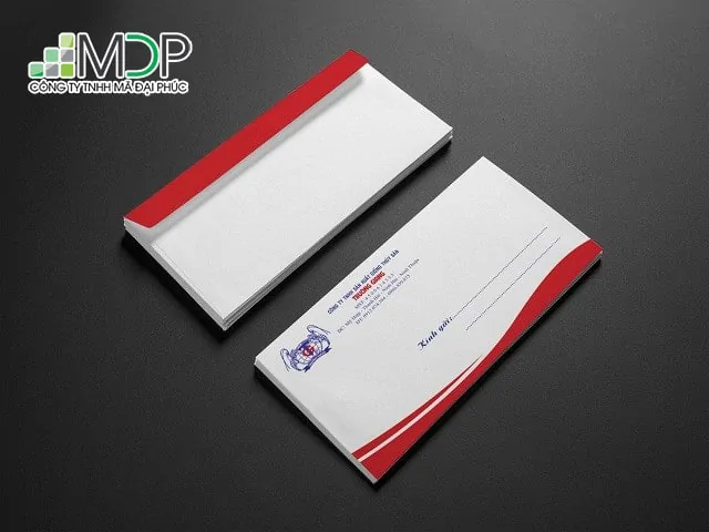 Phong bì được in ấn theo khá nhiều mẫu mã, màu sắc khác nhau