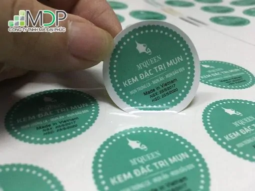 Tem nhãn của sản phẩm có nhiều yêu cầu khắt khe