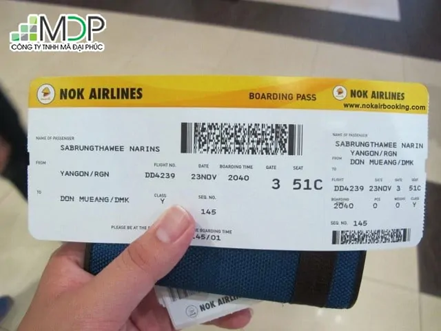 Theo đó, vé in có rất nhiều nhiều loại.  Nó có thể là vé gửi xe, vé máy bay, vé tàu hỏa, vé xe buýt,...