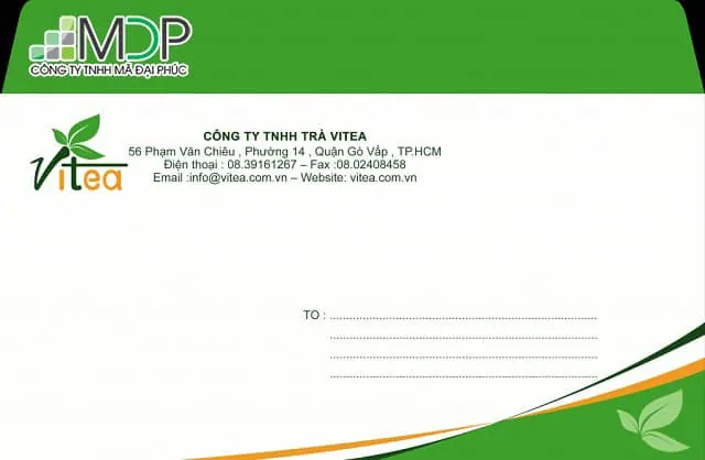 Thiết kế phong bì công ty chuyên nghiệp tại Mã Đại Phúc