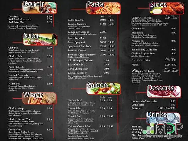 Thiết kế mẫu menu