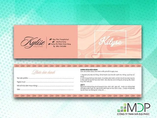 Vai trò thứ hai, phiếu bảo hành tạo dựng niềm tin của người mua đối với đơn vị bán hàng