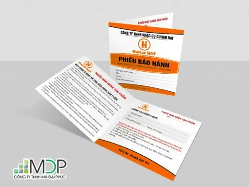 Số lượng phiếu bảo hành được in ấn cũng ảnh hưởng rất lớn đến giá thành in