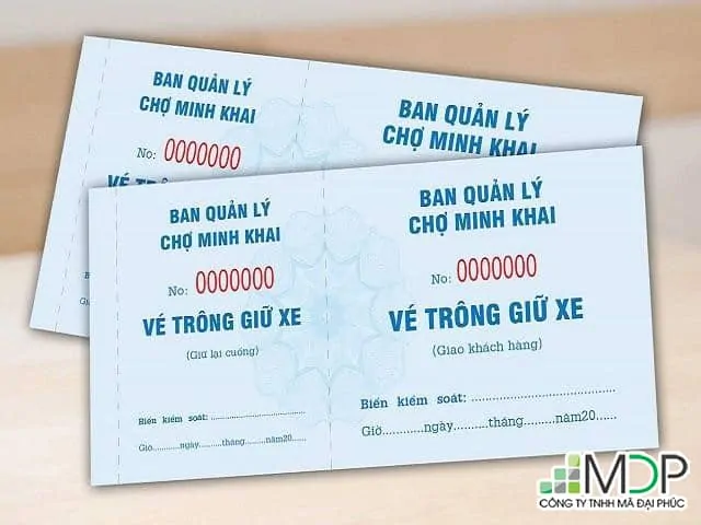 Vé xe thường được làm từ các loại giấy mỏng. Vé ít có sự đầu tư nhiều về mặt hình thức, hình ảnh.