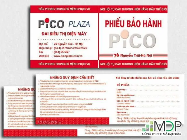 Yếu tố ảnh hưởng thứ hai đến nhu cầu in ấn phiếu bảo hành chính là cơ sở cung ứng hàng hóa