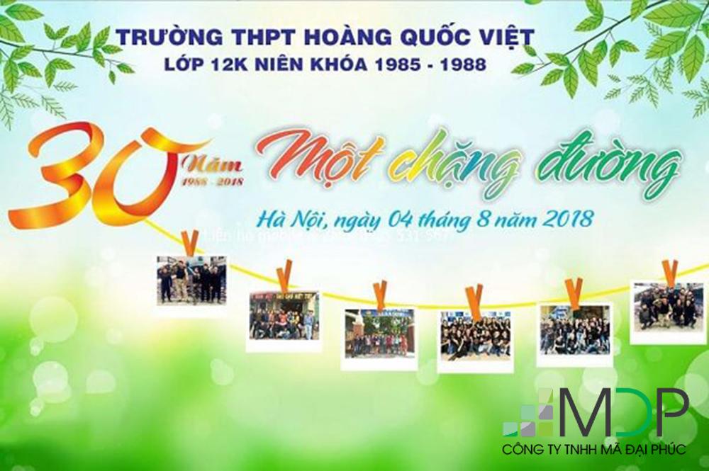 Kỷ niệm ngày ra trường THPT Hoàng Quốc Việt niên khóa 1985-1988